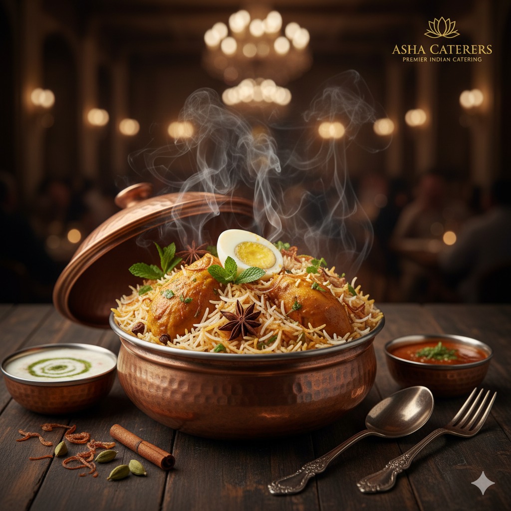 Elegant buffet setup